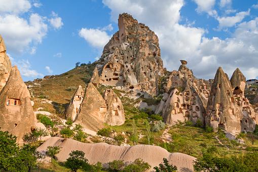 Extreme terrain and landscape of Cappadocia