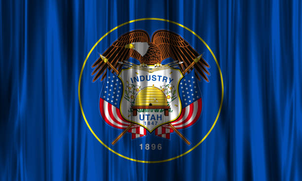 istock US state flag of Utah 645854674