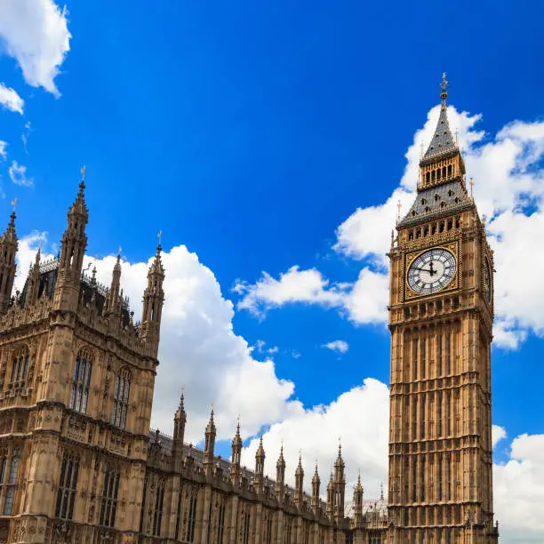 Photo of Close up Big Ben on Sunny Day, London, UK