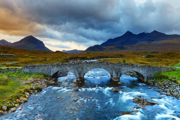 istock Sligachan Glen, Marsco mountain, Skye, Inner Hebrides in Highlands, Scotland. 645854792
