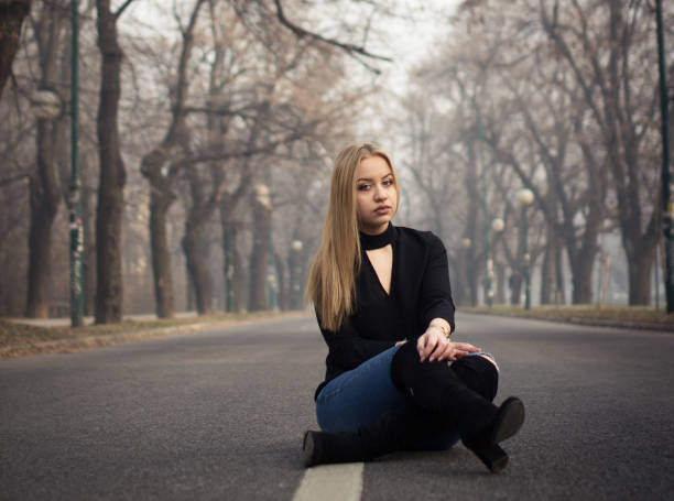 istock The girl posing 645857286