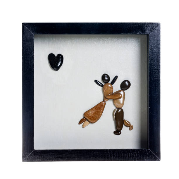 istock Pebble art of love couple 645857530