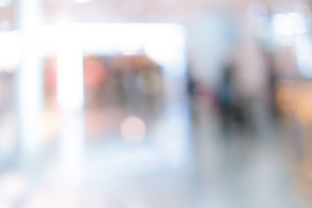 istock Abstract background of shopping mall 645891834