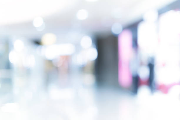 istock Abstract background of shopping mall 645891844