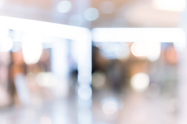 istock Abstract background of shopping mall 645891882