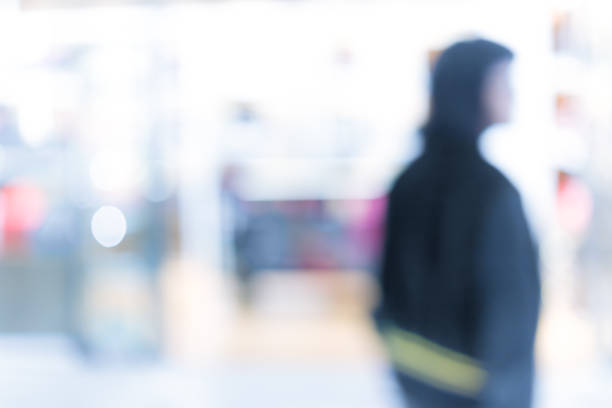 istock Abstract background of shopping mall 645891930