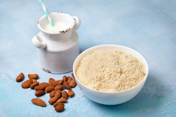 istock almond milk 645900226