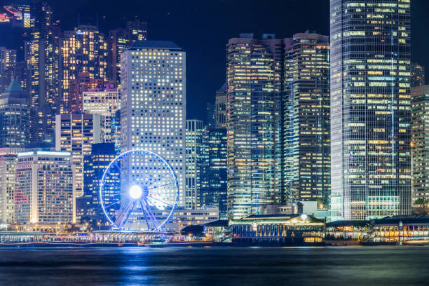 istock modern business buildings in financial district 645911454