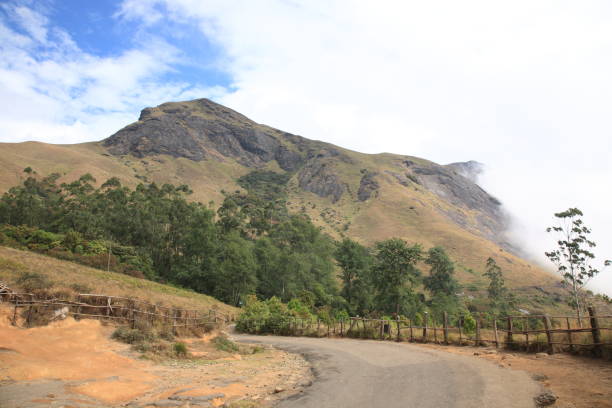 Anamudi Peak and Eravikulam national park, Kerala, India stock photo
