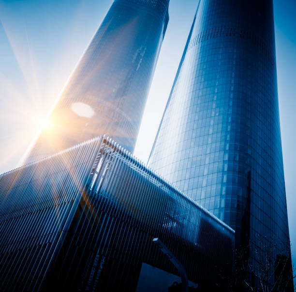 istock modern business buildings in financial district 645932830