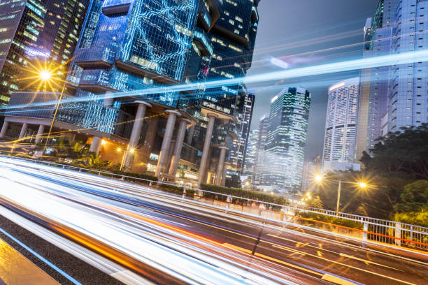 istock urban traffic road with cityscape 645941398