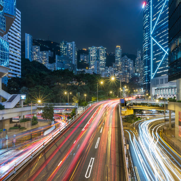 istock urban traffic road with cityscape 645941672