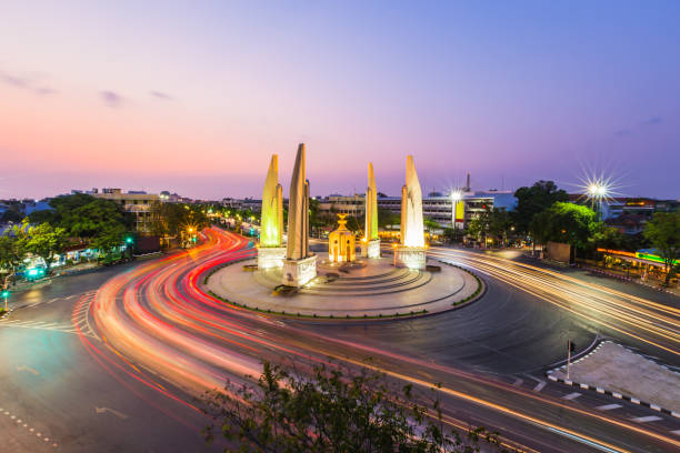 istock The Democracy Monument at twilight time at Bangkok,Thailand 645949006