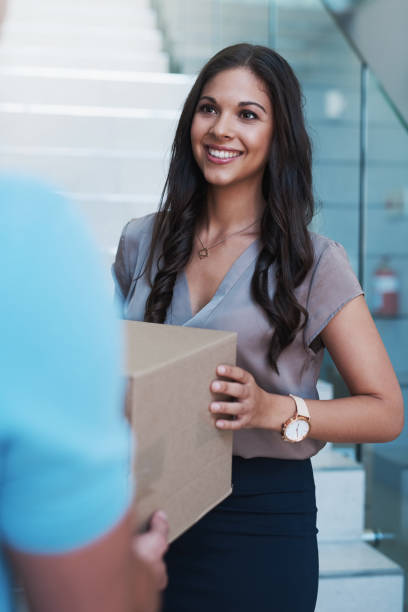 istock I'm impressed by your quick and convenient delivery 645961330