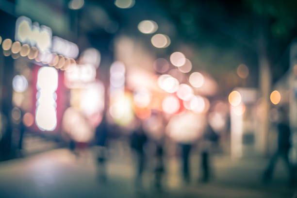 istock Bokeh City Street Light Background 645961722