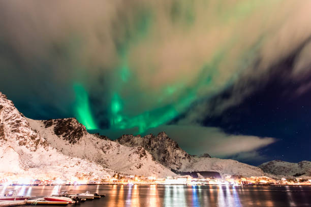 istock Northern Lights, Aurora Borealis 645963940