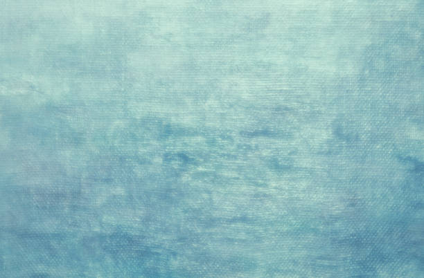 istock Abstract light blue oil paint background. 645969004