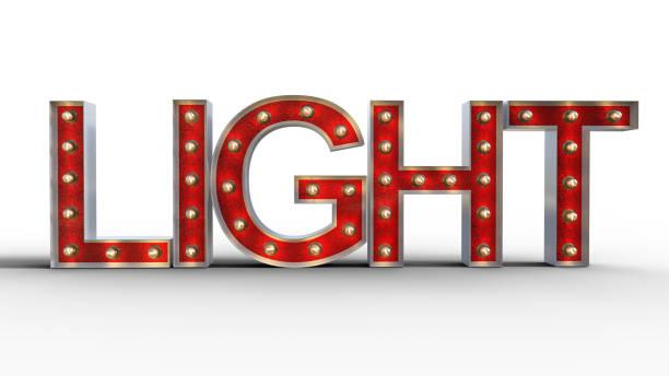 istock Digital 3D Illustration of cutout Characters with Light Bulbs 645984530