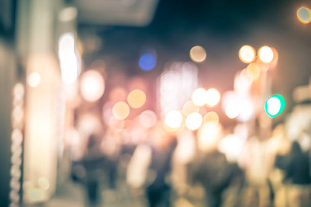 istock Bokeh City Street Light Background 645997930