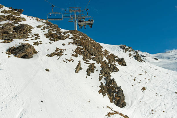istock Panoramic view of an alpine mountainside 646000552