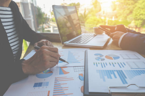 istock Business people discussing the charts 646020668