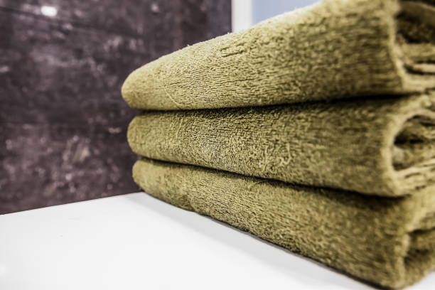 istock towels in the bathroom 646035760