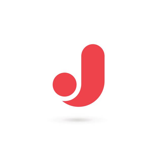 書 j のデザインテンプレート要素のアイコン - letter j点のイラスト素材／クリップアート素材／マンガ素材／アイコン素材