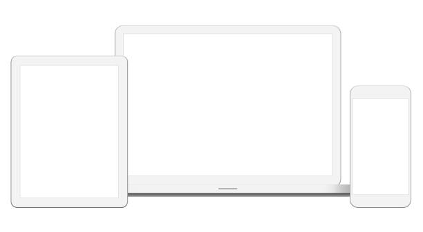 Blue colored touch screen horizontally Samsung shaped Tablet