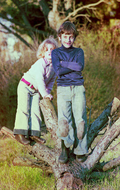 istock Vintage children outdoors 646044246