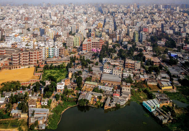 dhaka, bangladesh - architecture cityscape old asia foto e immagini stock