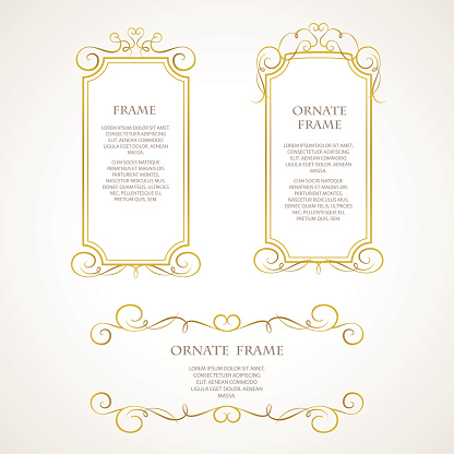 Topic Frame Desings Template Design Frame Stock Illustration - Download Image Now - Arts ...