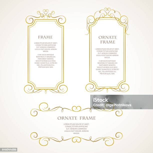 Topic Design In Frame Template Design Frame Stock Illustration - Download Image Now - Arts ...