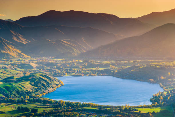 istock Panoramic view Queenstown downtown New Zealand 646047438