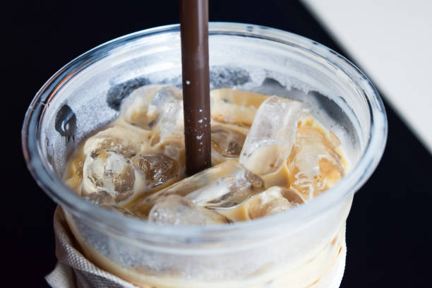 istock Iced coffee in coffee shop 646058432