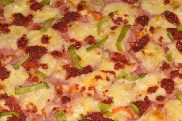 istock Home made pizza closeup - shallow DOF 646068374