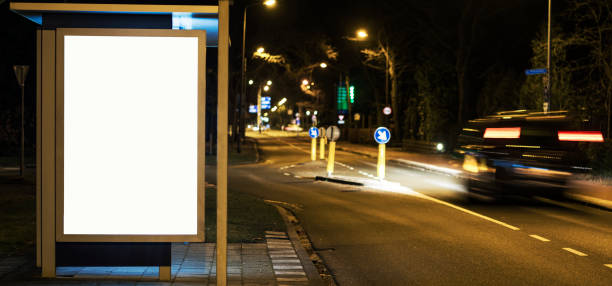 outdoor billboard kiosk