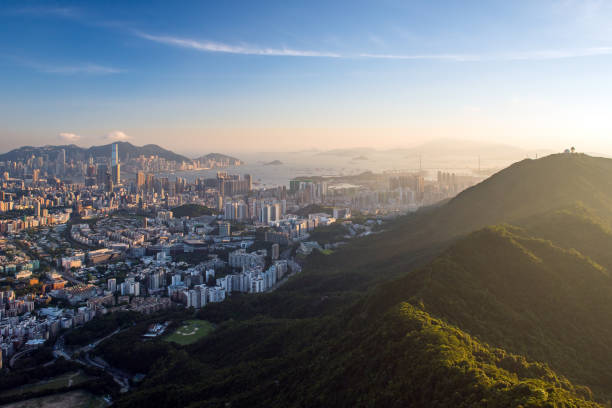 istock Top view from The lion rock park. 646081160