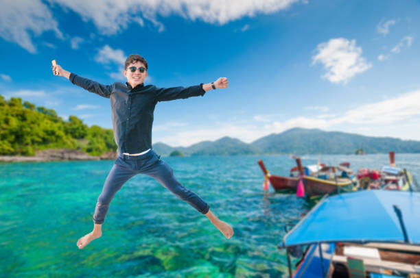 istock Young Asian Business man relaxing 646091398
