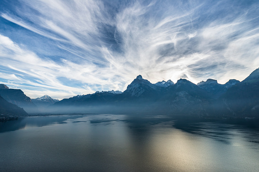 Swiss Alps. Canton Uri. Mountain landscape.