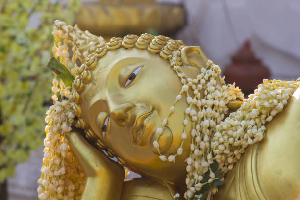 istock The face of Buddha at Wat Phra That Doi Kham 646105556