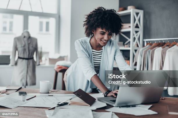 Responding On Business Email Stock Photo - Download Image Now - Owner, Small Business, Business