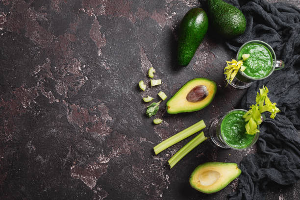 Healthy green smoothie