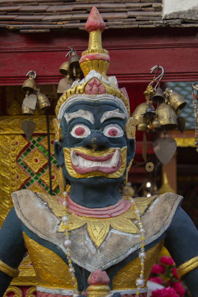istock The giants at Wat Phra That Doi Kham 646128890