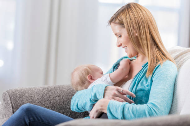 istock Beautiful young mother with baby 646136048