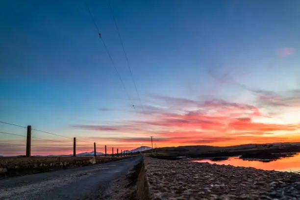 Photo of Path over the Atlantic into the sunset