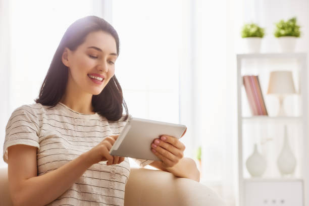 istock Happy beautiful woman 646158102