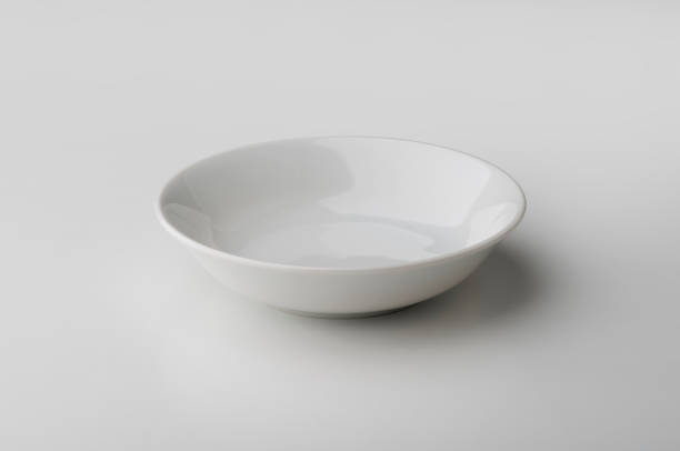 istock Round Bowl in white porcelain 646158978