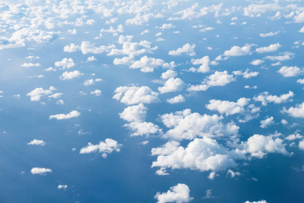 istock clouds above ocean - aerial shot above clouds 646164844