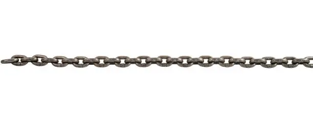 steel-wire chain, on white background; isolated