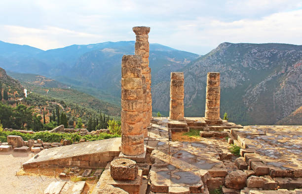 Temple of Apollo in Delphi, Greece